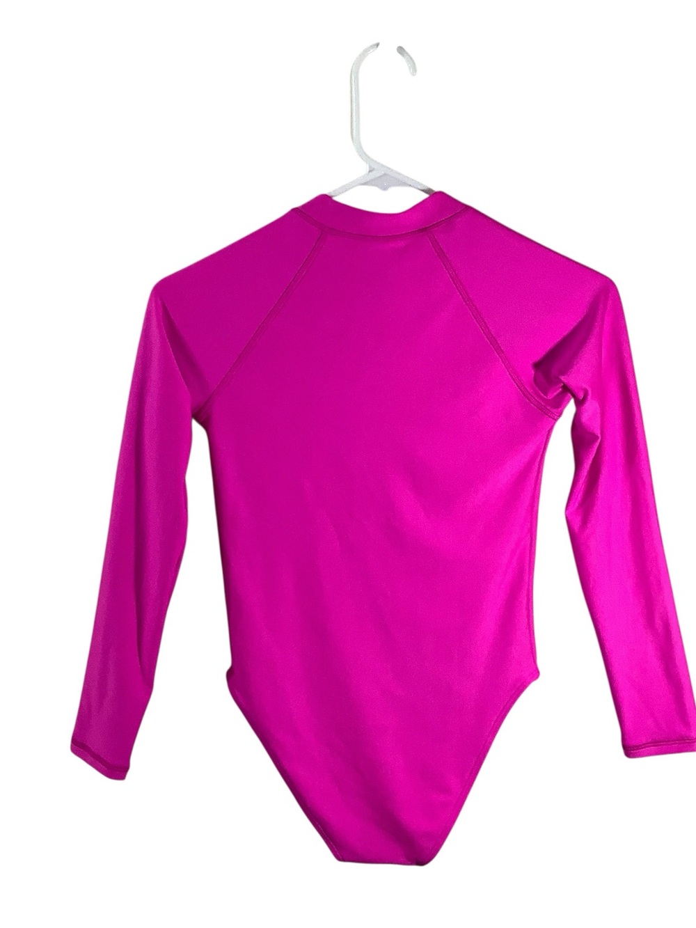 Happy Nation Simsuit Fir Tweens Long-Sleeve Pink One-Piece Rash Guard - Picture 4 of 7